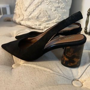 NWT Zara black heels